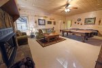 3 Little Cubs Lodge- Blue Ridge GA -lower living area/game room